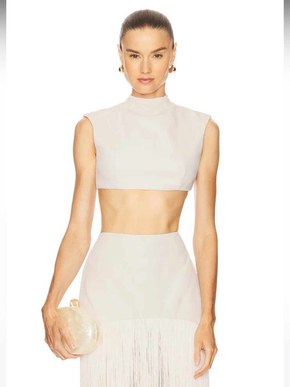 NWT!  Camila Coelho Goldie Top in Ecru